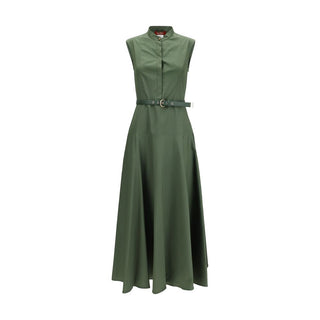Bicolor Cotton Casual Dress