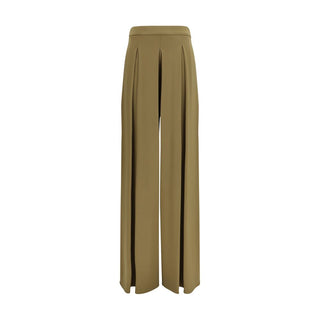 Bicolor Viscose Casual Pants