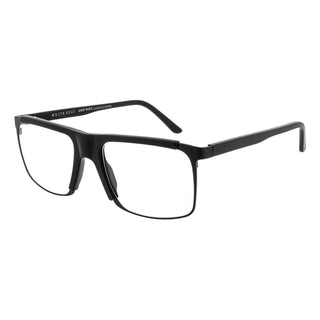 Gafas con montura de metal negro