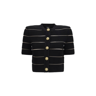 Black Viscose Cardigan