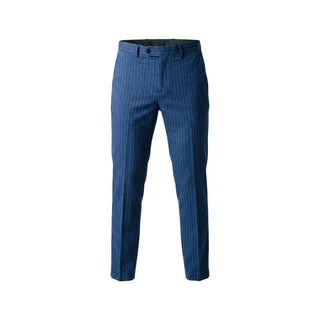 Blue Polyester Two-Piece Suit