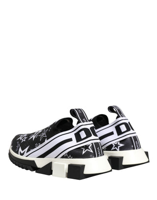 Zapatillas negras SORRENTO con logo de estrellas