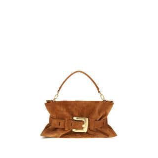 Bolso de mano Bos Taurus de cuero de becerro marrón
