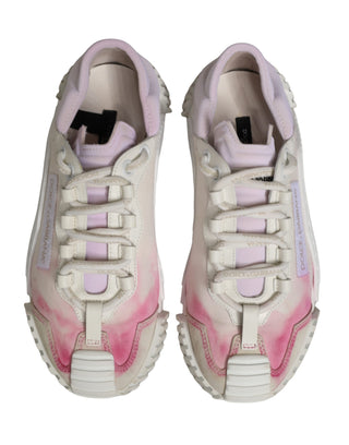 White NS1 Lace Up Low Top Sneakers Shoes