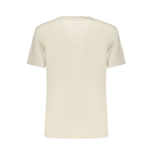 Gray Cotton Women's T-Shirt