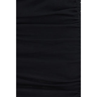 Black Cotton Casual Dress