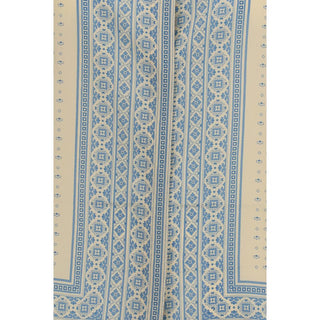 Beige Silk Pattern Shirt