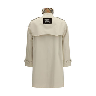 Beige Cotton Trench Coat