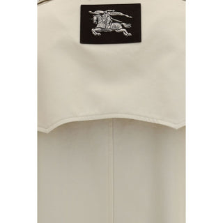 Beige Cotton Trench Coat