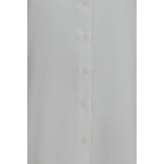 White Cotton Dress Shirt