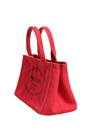 Bolso tote mini de lona Canapa  