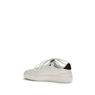 Black Calf Leather Bos Taurus Low Top Sneakers