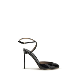 Black Calf Leather Bos Taurus High Heel Pumps