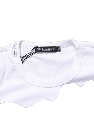 White D&G PRINCE I WAS THERE Crew Neck T-shirt