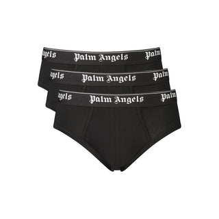 Black Cotton Men's Underwear