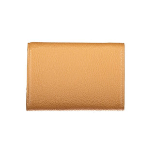 Cartera marrón de poliuretano para mujer