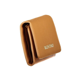 Cartera marrón de poliuretano para mujer