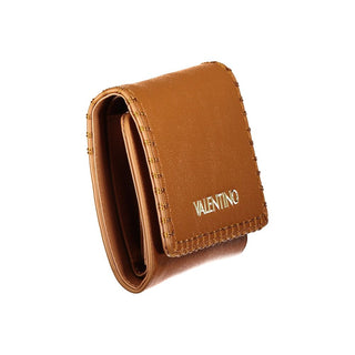 Brown Polyurethane Womens Wallet