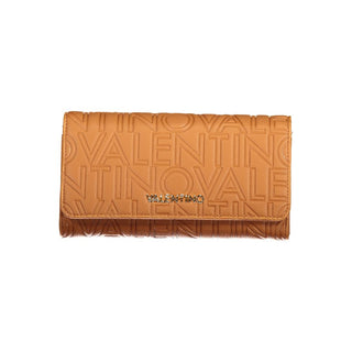 Cartera marrón de poliuretano para mujer