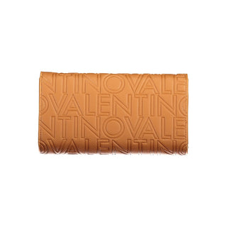 Cartera marrón de poliuretano para mujer