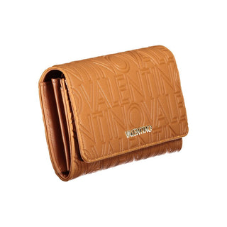 Cartera marrón de poliuretano para mujer