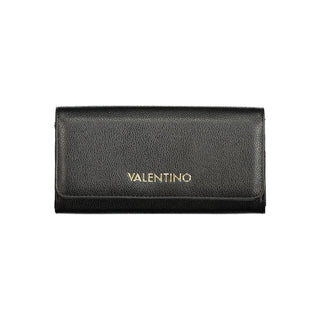 Black Polyurethane Women's Wallet