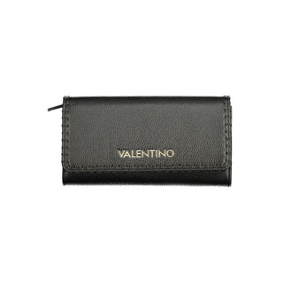Black Polyurethane Women's Wallet
