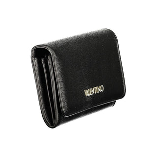 Black Polyurethane Women's Wallet