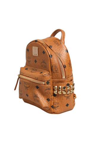 Stark Mini Backpack in Visetos Cognac