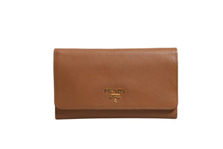 Brown and Gold Wallet Strap