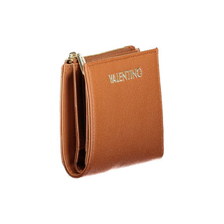 Cartera marrón de poliuretano para mujer