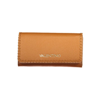 Brown Polyurethane Womens Wallet