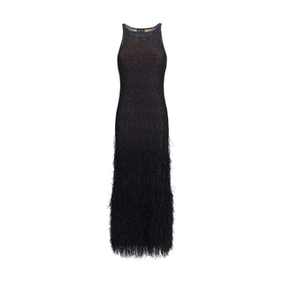 Blue Polyamide Cocktail Dress