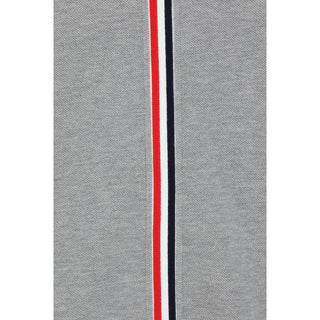 Gray Cotton Long Sleeve T-Shirt