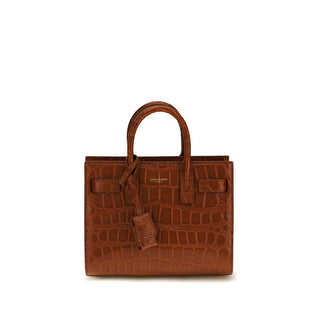 Brown Calf Leather Bos Taurus Handbag