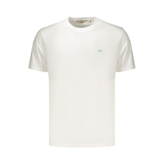 Camiseta blanca de algodón para hombre