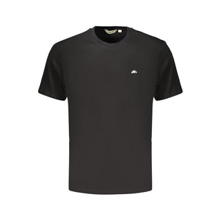 Camiseta negra de algodón para hombre