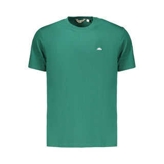 Camiseta de algodón verde para hombre