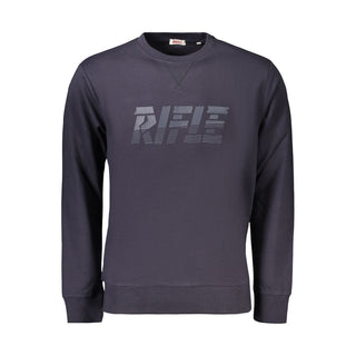 Sudadera azul de algodón para hombre