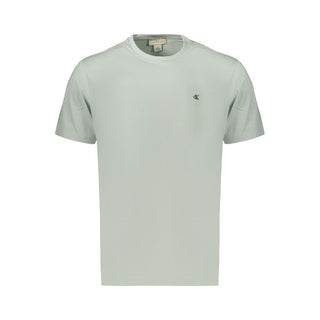 Green Cotton Men's T-Shirt