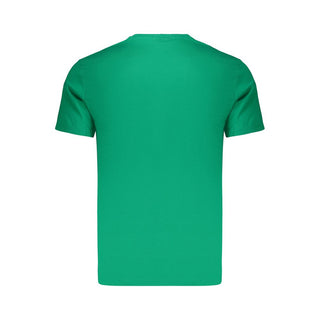 Green Cotton Men's T-Shirt