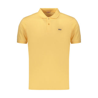 Polo naranja de algodón para hombre