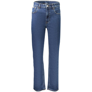 Blue Cotton Women's Jeans