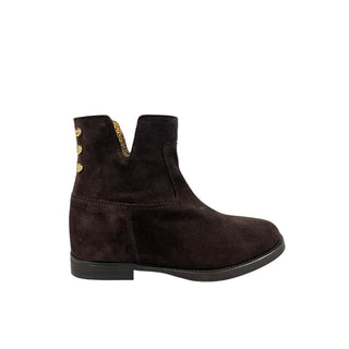 Botas para mujer de cuero marrón