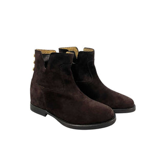 Brown Leather Women Boot