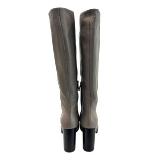 Brown Leather Women Boot