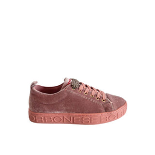 Zapatillas de tela rosa para mujer