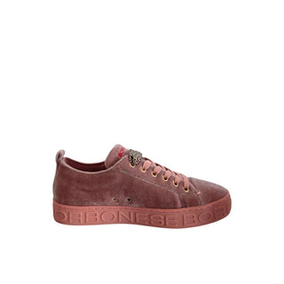 Zapatillas de tela rosa para mujer