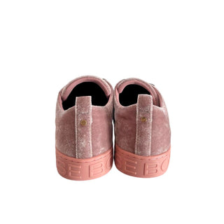 Zapatillas de tela rosa para mujer