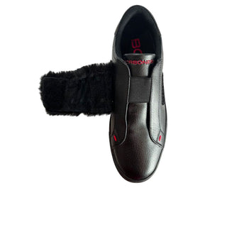 Black Rubber Women's Sneaker